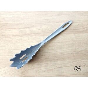 Northern Plastics King Kraft Vintage Pasta Server Spaghetti Fork Light Blue